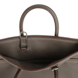 Pre-owned Hermes Micro Birkin 15 Etain Swift Palladium Hardware - Thumbnail View 8