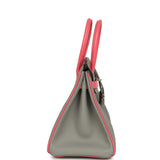 Hermes Special Order (HSS) Birkin 30 Gris Mouette, Rose Azalee Epsom Brushed Palladium Hardware - Thumbnail View 3