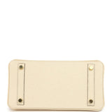 Hermes Birkin 25 Nata Ostrich Boreal Gold Hardware - Thumbnail View 6
