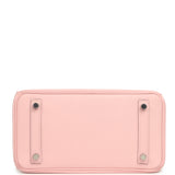 Hermes Special Order (HSS) Birkin 25 Rose Sakura Verso Swift Brushed Palladium Hardware - Thumbnail View 6
