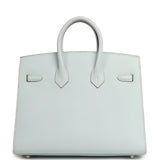 Hermes Birkin Sellier 25 Bleu Brume Epsom Palladium Hardware - Thumbnail View 4