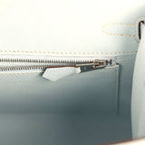 Hermes Birkin Sellier 25 Bleu Brume Epsom Palladium Hardware - Thumbnail View 10