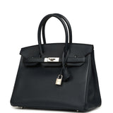 Hermes Birkin 30 Bleu Indigo Epsom Palladium Hardware - Thumbnail View 5
