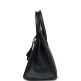 Hermes Birkin 30 Bleu Indigo Epsom Palladium Hardware - Thumbnail View 4