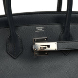 Hermes Birkin 30 Bleu Indigo Epsom Palladium Hardware - Thumbnail View 7