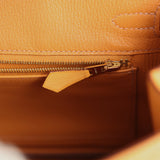Hermes Birkin 25 Safran Ostrich Gold Hardware - Thumbnail View 8