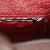Hermes Special Order (HSS) Birkin 25 Rouge Sellier Verso Togo Brushed Palladium Hardware - Thumbnail View 8