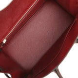 Hermes Special Order (HSS) Birkin 25 Rouge Sellier Verso Togo Brushed Palladium Hardware - Thumbnail View 9