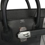 Hermes "En Selle" Birkin HAC 50 Black Togo, Sombrero, Box Palladium Hardware - Thumbnail View 8