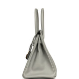 Pre-owned Hermes Special Order (HSS) Birkin 30 Gris Mouette Verso Epsom Gold Hardware - Thumbnail View 4