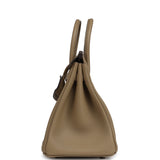Hermes Birkin 25 Eclat Beige Marfa, Gris Pale Swift Palladium Hardware - Thumbnail View 3