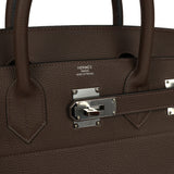 Pre-owned Hermes HAC Birkin 40 Ecorce Togo Palladium Hardware - Thumbnail View 7