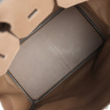 Pre-owned Hermes HAC Birkin 40 Ecorce Togo Palladium Hardware - Thumbnail View 8