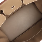 Hermes Birkin 40 Etoupe Togo Palladium Hardware - Thumbnail View 9