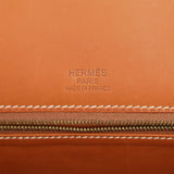 Pre-owned Hermes Birkin 35 Flag Fauve Barenia, Ecru-Black Toile, Bleu Orage Toile Canvas Permabrass Hardware - Thumbnail View 8