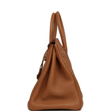 Pre-owned Hermes Birkin 35 Gold Togo Palladium Hardware - Thumbnail View 4