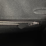 Hermes Birkin 30 Black Ostrich Palladium Hardware - Thumbnail View 9