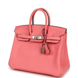 Hermes Birkin 25 Rose D'Ete Swift Palladium Hardware - Thumbnail View 5