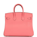 Hermes Birkin 25 Rose D'Ete Swift Palladium Hardware - Thumbnail View 4