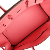 Hermes Birkin 25 Rose D'Ete Swift Palladium Hardware - Thumbnail View 8