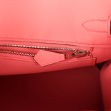 Hermes Birkin 25 Rose D'Ete Swift Palladium Hardware - Thumbnail View 9