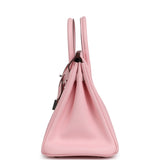 Hermes Birkin 25 Rose Sakura Swift Palladium Hardware - Thumbnail View 4