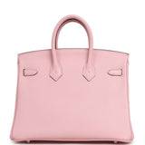 Hermes Birkin 25 Rose Sakura Swift Palladium Hardware - Thumbnail View 3