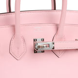 Hermes Birkin 25 Rose Sakura Swift Palladium Hardware - Thumbnail View 7