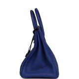 Pre-owned Hermes Birkin 35 Bleu Royal Togo Gold Hardware - Thumbnail View 4