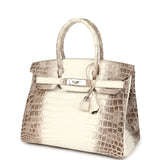 Hermes Birkin 30 Himalaya Niloticus Crocodile Palladium Hardware - Thumbnail View 5