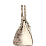 Hermes Birkin 30 Himalaya Niloticus Crocodile Palladium Hardware - Thumbnail View 3