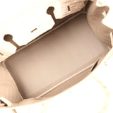 Hermes Birkin 30 Himalaya Niloticus Crocodile Palladium Hardware - Thumbnail View 8