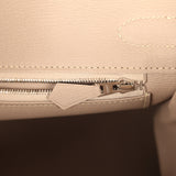Hermes Birkin 30 Himalaya Niloticus Crocodile Palladium Hardware - Thumbnail View 9