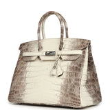 Hermes Birkin 35 Himalaya Niloticus Crocodile Palladium Hardware - Thumbnail View 5