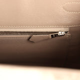 Hermes Birkin 35 Himalaya Niloticus Crocodile Palladium Hardware - Thumbnail View 8