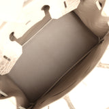 Hermes Birkin 35 Himalaya Niloticus Crocodile Palladium Hardware - Thumbnail View 9
