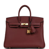 Hermes Birkin 25 Rouge H Togo Gold Hardware - Thumbnail View 1
