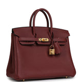 Hermes Birkin 25 Rouge H Togo Gold Hardware - Thumbnail View 2