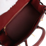 Hermes Birkin 25 Rouge H Togo Gold Hardware - Thumbnail View 9