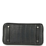 Pre-owned Hermes Birkin 25 Plomb Matte Niloticus Crocodile Palladium Hardware - Thumbnail View 6