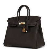 Hermes Birkin 25 Bai Brun Togo Gold Hardware - Thumbnail View 5