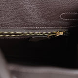 Hermes Birkin 25 Bai Brun Togo Gold Hardware - Thumbnail View 8