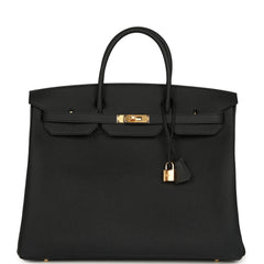 Hermes Birkin 40 Black Togo Gold Hardware