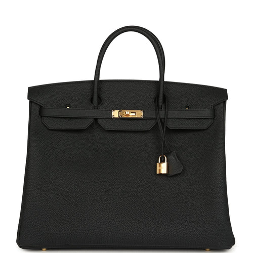 Hermes Birkin 40 Black Togo Gold Hardware