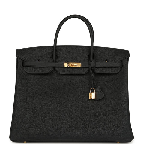 Hermes Birkin 40 Black Togo Gold Hardware