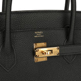 Hermes Birkin 40 Black Togo Gold Hardware - Thumbnail View 7