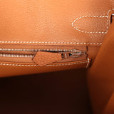 Hermes Birkin 30 Gold Togo Palladium Hardware - Thumbnail View 9