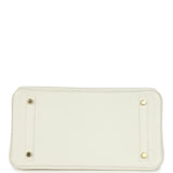 Hermès Birkin 30 White Clemence Gold Hardware - Thumbnail View 6