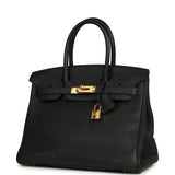Pre-owned Hermes Birkin 30 Black Togo Gold Hardware - Thumbnail View 5