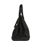 Pre-owned Hermes Birkin 30 Black Togo Gold Hardware - Thumbnail View 3